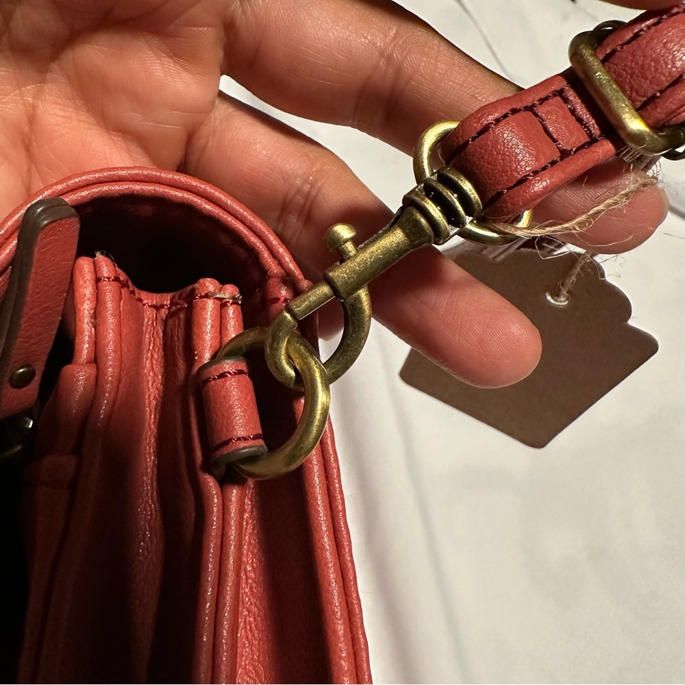 Relic by Fossil Crossbody Bag in Warm Red - Picture 16 of 16